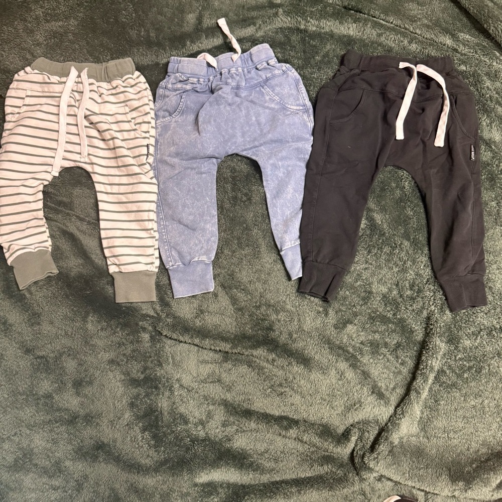 3T-4T LITTLE BIPSY PANTS -3 pairs-